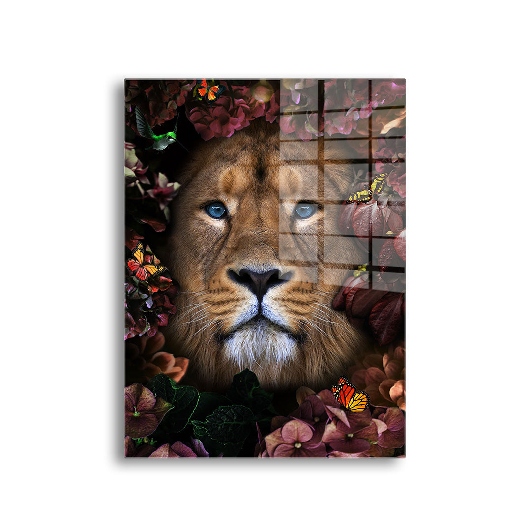 Animals glass painting collectie home