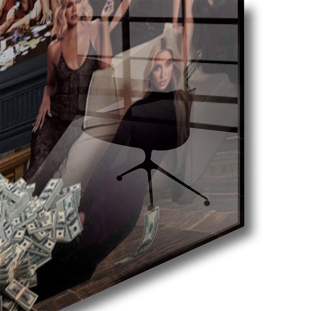 Celebrity house glasschilderij hoekfoto