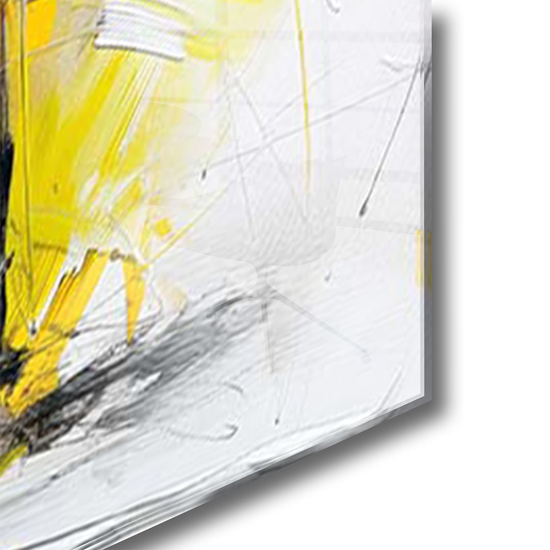 Chanel parfum glasschilderij hoekfoto