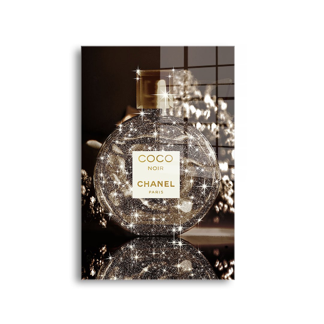 Coco Noir glasschilderij voorkant