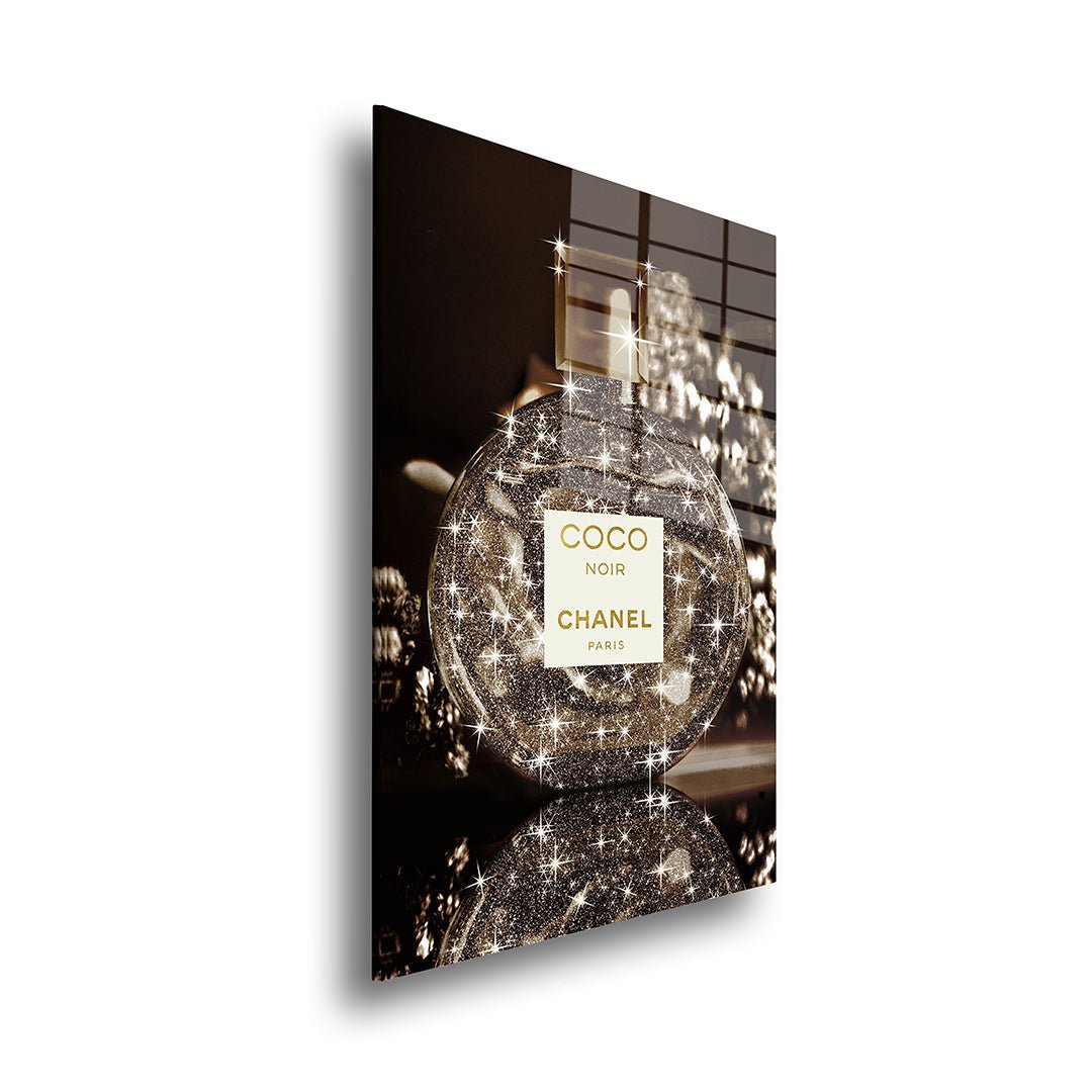 Coco Noir glasschilderij zijkant